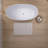 64.96" Freestanding Soaking Solid Surface Bathtub-111987440
