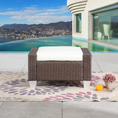 Florien Metal Outdoor Ottoman