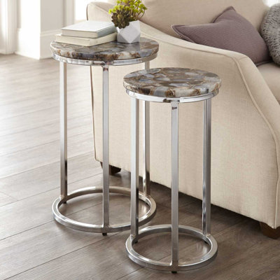 Dopson Stone Top Nesting Tables