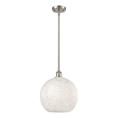 Ballston Mouchette 1 Light Stem Hung Pendant-516-G1216