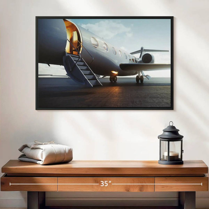 Mehar Luxury Private Plane, 17" H x 25" W