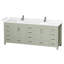 Sheffield 84" Double Bathroom Vanity Set-2065211265