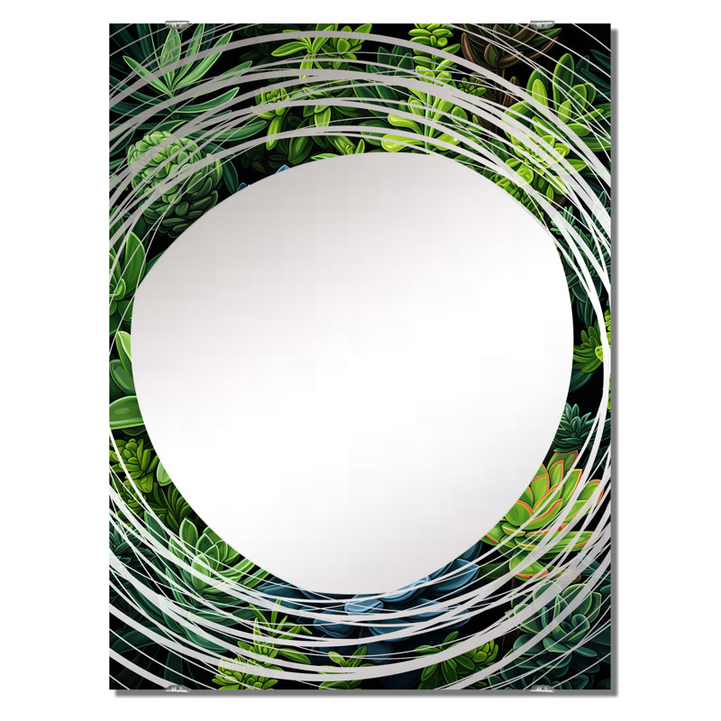 Miroir mural Vassilieva - Herbs MIR134439, 40 po x 30 po