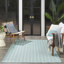 Tapis intérieur / extérieur géométrique réversible Kyee-220749978