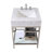 24" Natural Carrara Marble Console Bathroom Vanity-1208127021-1232766894