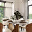 Table de salle à manger moderne minimaliste ovale avec plateau de table en pierre frittée-621156685-621156684