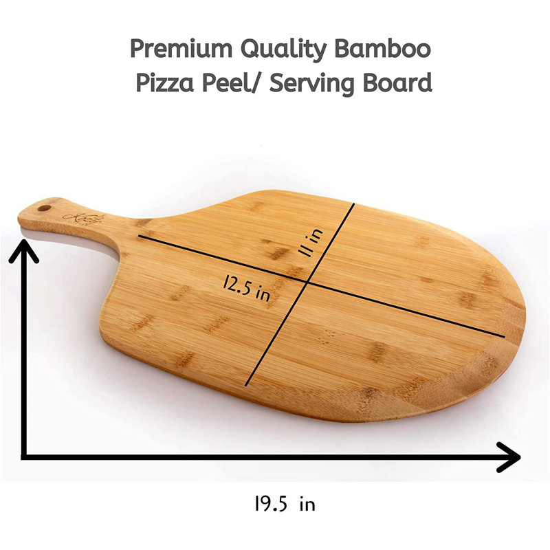 Kozy Kitchen Non-Stick Bamboo 12.5'' Pizza Peel