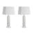 Ensemble de lampes de table 29 po Crew Park Seashell