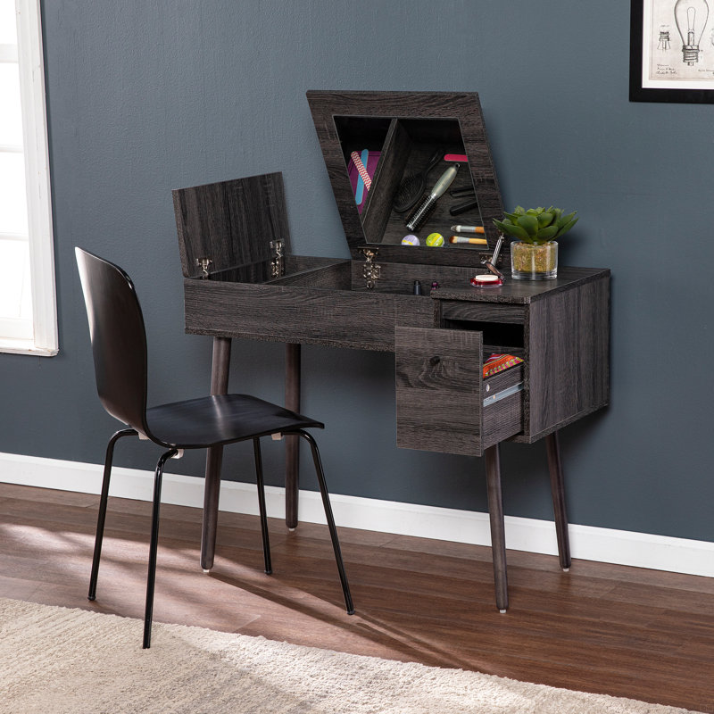 Meuble de rangement avec miroir