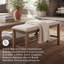 Hangyul Polyester Upholstered Bench
