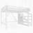 Loft Bed with Storage Stairs, Shelves and Built-in Wardrobe-1183866566-1183866552