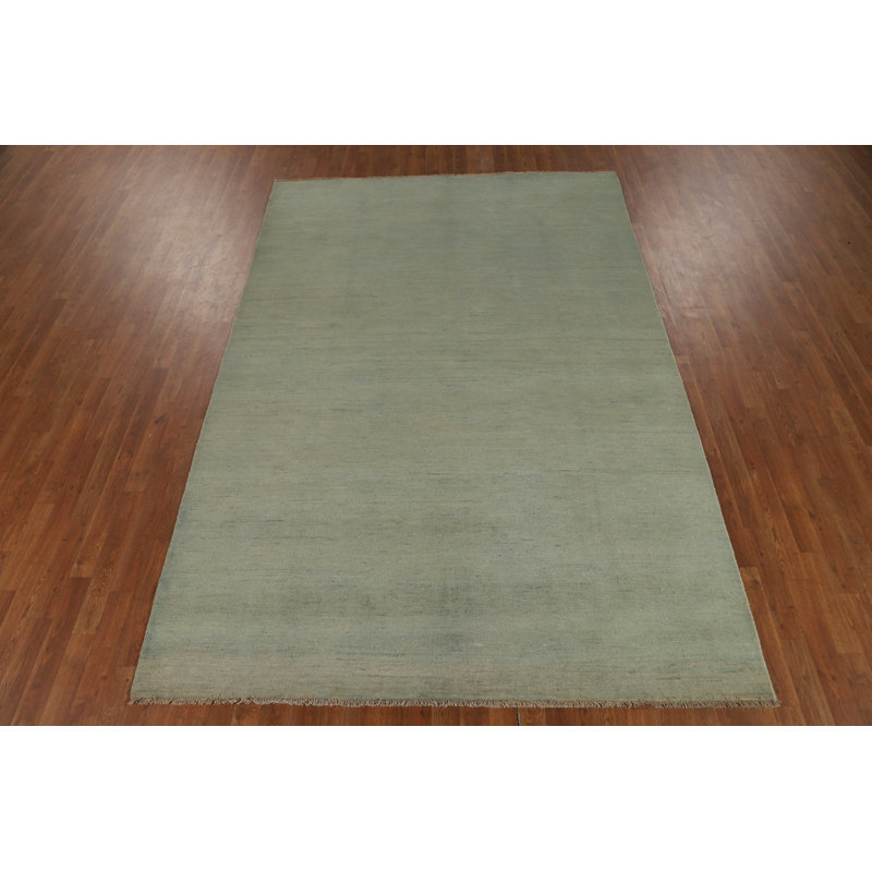 Tapis vert moderne Gabbeh 7 x 10