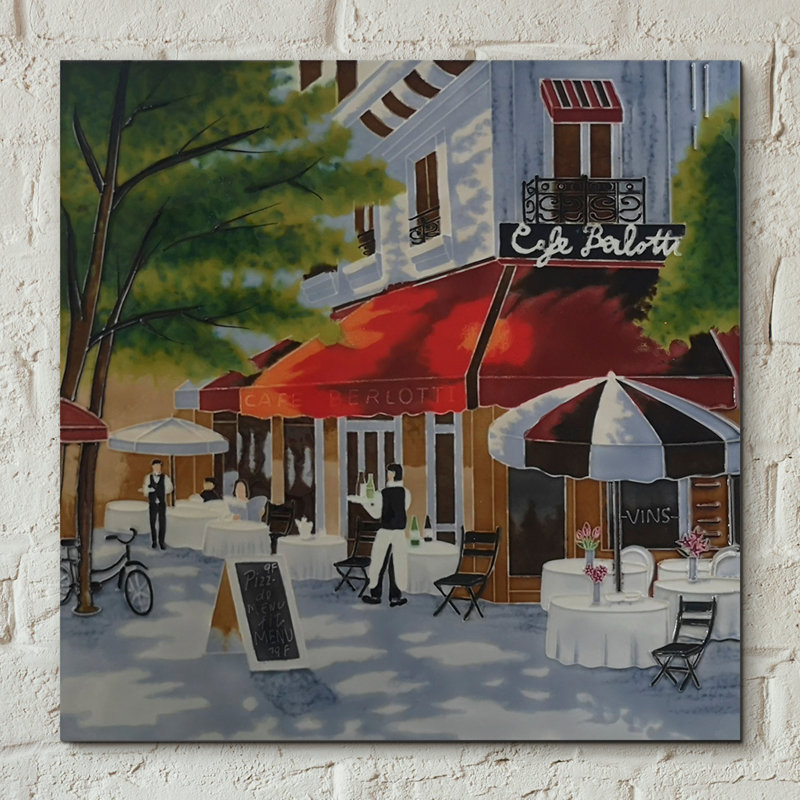 Handmade Buildings & Architecture Wall Decor on Ceramic / Porcelain