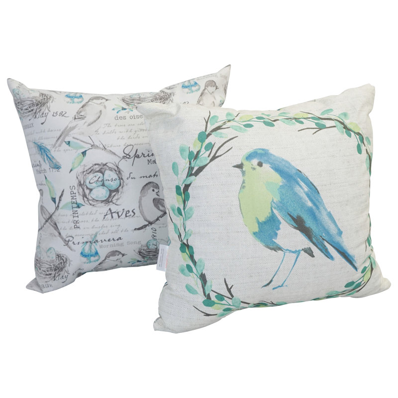 Outdoor Reversible Throw Pillow