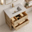 Meuble-lavabo Monica 30 po, chêne gris