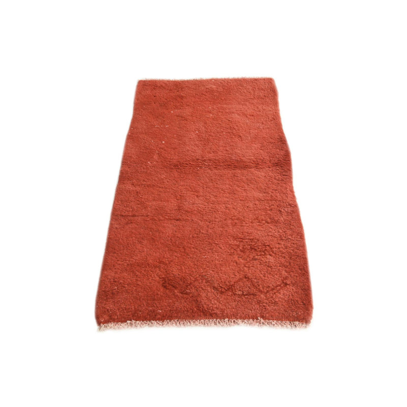 Tapis de couloir rouge rouille Ottilie