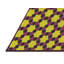 Tapis jaune / rose / noir Power Loom-1746797230