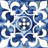 Cobalt Tile III by Grace Popp - Wrapped Canvas Painting-1063447026