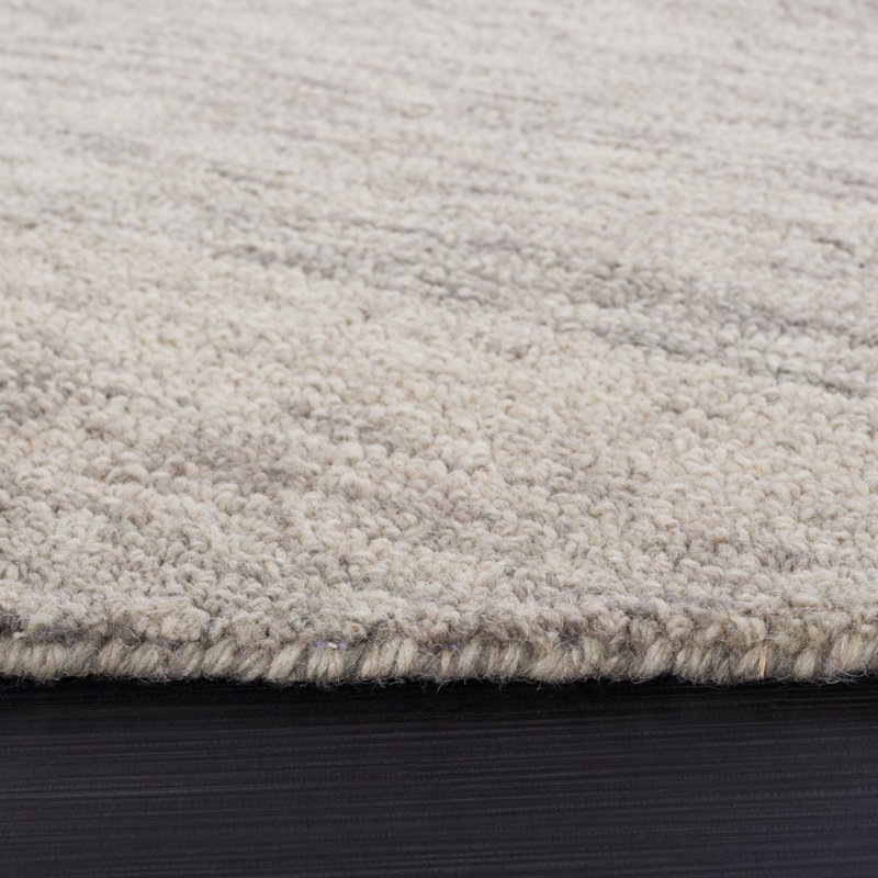 Tapis en laine / coton touffeté à la main Estin Metro, Carré 6 pi