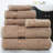 Lavish Home 18PC Towel Set - Cotton Bathroom Accessories with 6 Bath Towels, 6 Hand Towels, and 6 Washcloths - Machine Washable Towels-93234783