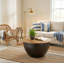 Table basse en bois et fer