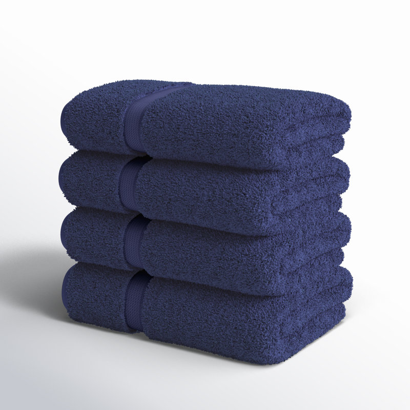 Coton luxueux et hautement absorbant Renata, Marine