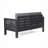 Acacia Wood Outdoor Loveseat And Coffee Table Set With Cushions
