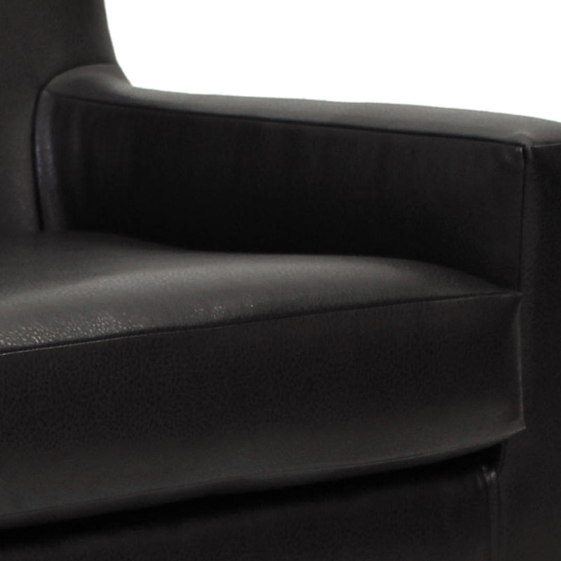 Fauteuil large Donham, Noir