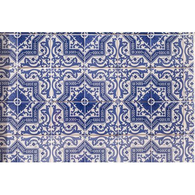 Carreaux bleus typiques