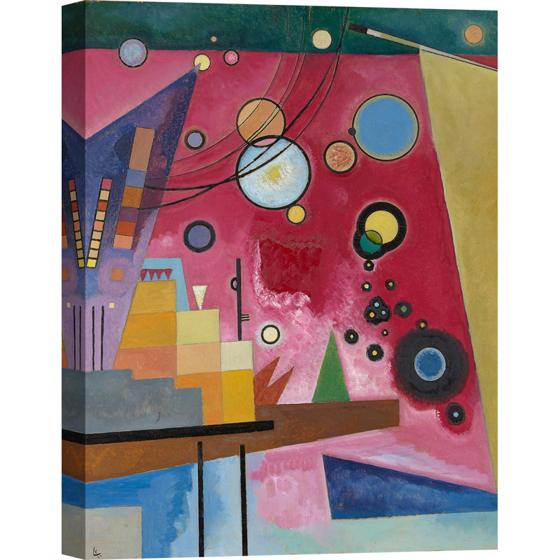 Schweres Rot (Detail) by Wassily Kandinsky - Wrapped Canvas Painting, 70cm H x 50cm W x 4m D