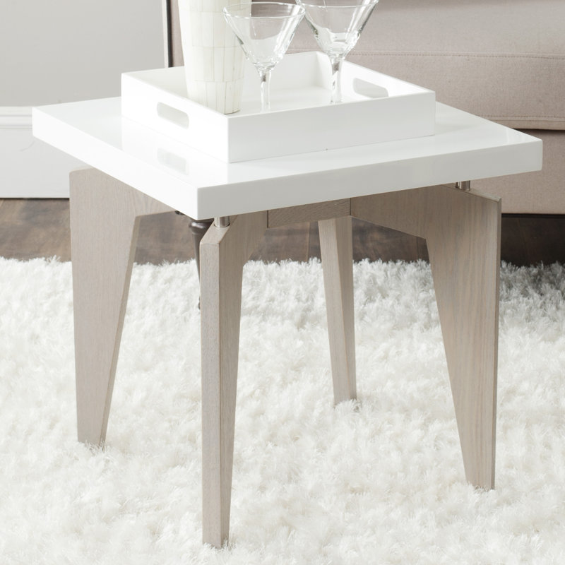 Delray End Table, Grey