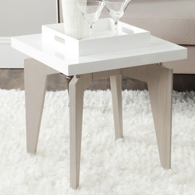 Delray End Table, Dark Brown