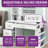 39.5" Makeup Vanity With Light Bulb And 4 Drawers-1570958428