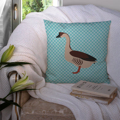 Coussin décoratif d’extérieur à damier chinois