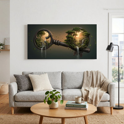 Ensemble de 1 toile murale Fantasy Key