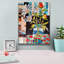 «Polka Dot Floral» par St Hilaire Elizabeth, art mural sur toile-348369598