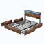 Lit de rangement avec station de charge-132591054-132591055
