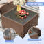 Ensemble de conversation modulaire en rotin Babak avec foyer et table basse-1506754782-1506114235