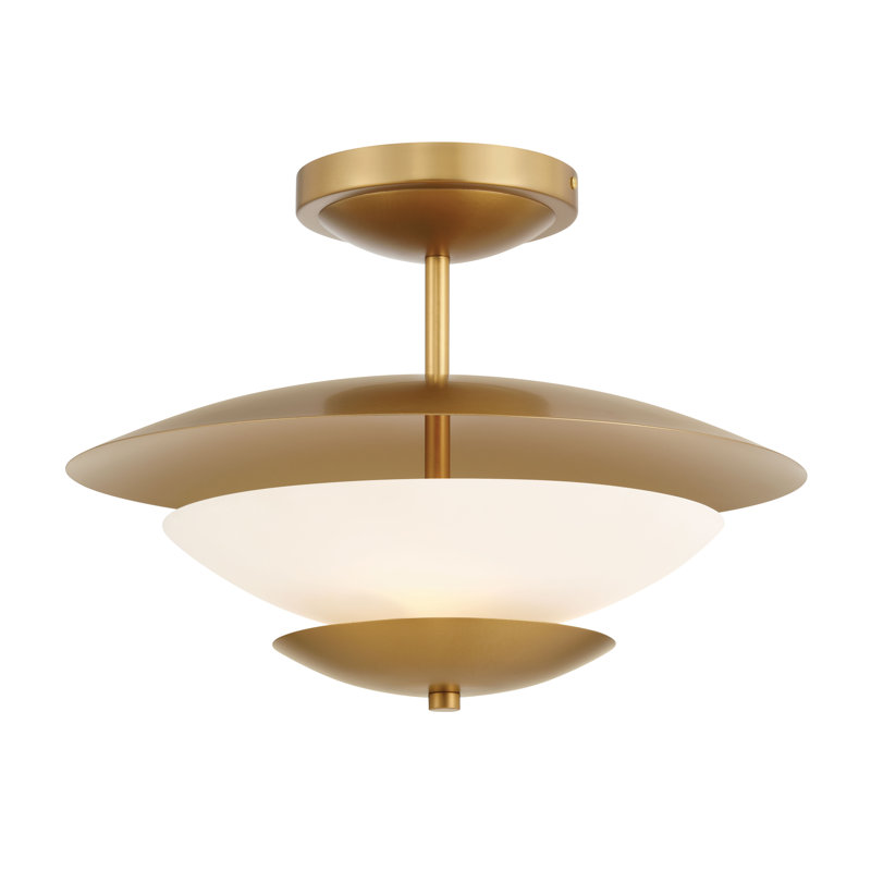 3 LIGHT SEMI FLUSH