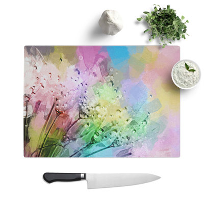 Tempered Glass upon a Dandelion Chopping Board