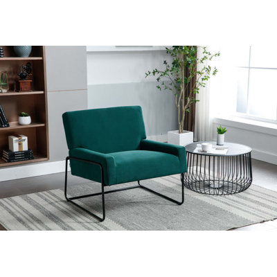 Fauteuil moderne incliné avec structure en métal