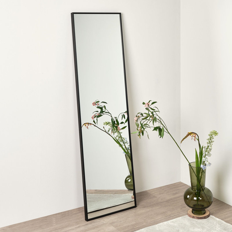 Lanare Full Length Leaning/Wall Mirror, Black