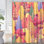 Colorful Autumn Forest Trees Park Shower Curtain with 12 Hooks