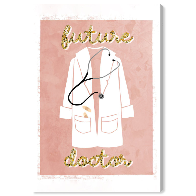 People and Portraits Futur Doctor Professions - Impression sur toile tendue, H 24 po x l 16 po x P 0,8 po
