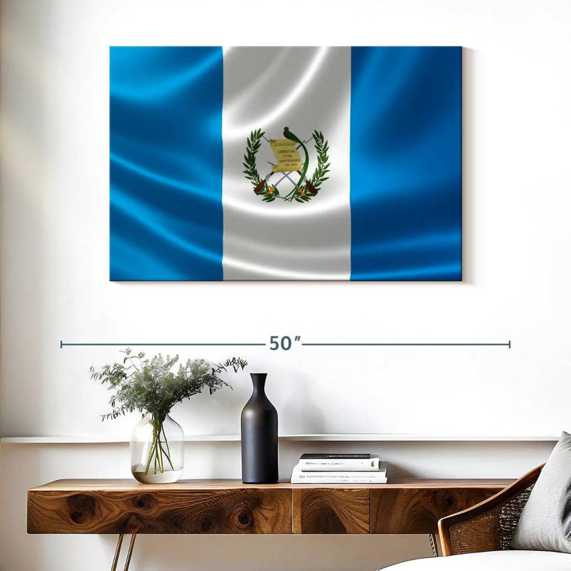 Drapeau de la République de Borges, Guatemala, H 26 po x l 39 po