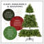 Arbre de Noël platine métallique pré-éclairé-67402659