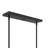 Rigsby Six-Light Matte Black Linear Chandelier-127380319