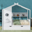 Lit simple en bois moderne avec lit gigogne et tablette de rangement-1480065359-1480065356