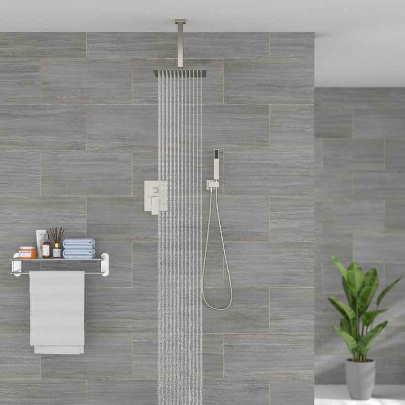 Dual Shower Head 1.8 GPM GPM, Brushed Nickel