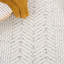 Tapis blanc en laine / polyester tissé à la main Manya-755904840